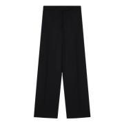 Regular Fit Broek Sportmax , Black , Dames