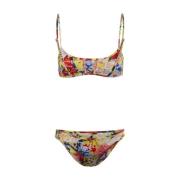 Gele Bloemen Korset Bikini Zimmermann , Multicolor , Dames