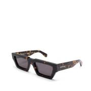 Oeri129 6007 Sunglasses Off White , Brown , Unisex