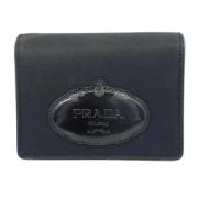 Pre-owned Canvas wallets Prada Vintage , Black , Dames