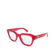 Oerj07F 2500 Optical Frame Off White , Red , Unisex