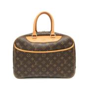 Pre-owned Fabric handbags Louis Vuitton Vintage , Brown , Dames