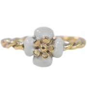 Pre-owned Metal rings Chanel Vintage , White , Dames