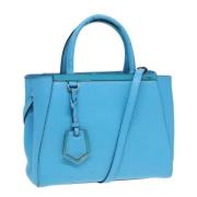 Pre-owned Leather handbags Fendi Vintage , Blue , Dames