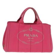 Pre-owned Canvas handbags Prada Vintage , Pink , Dames