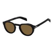 Zwarte Acetaat Zonnebril voor Mannen Eyewear by David Beckham , Black ...