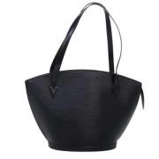 Pre-owned Leather louis-vuitton-bags Louis Vuitton Vintage , Black , D...