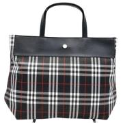 Pre-owned Canvas totes Burberry Vintage , Black , Dames