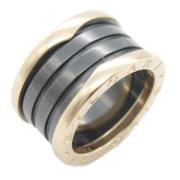 Pre-owned Metal rings Bvlgari Vintage , Black , Dames