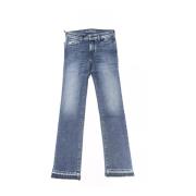 Slim Fit Fringe Jeans Blauw Jacob Cohën , Blue , Heren