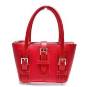 Pre-owned Leather handbags Loewe Pre-owned , Red , Dames