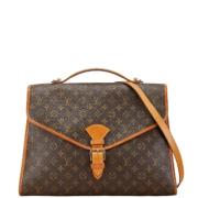 Pre-owned Canvas louis-vuitton-bags Louis Vuitton Vintage , Brown , Da...