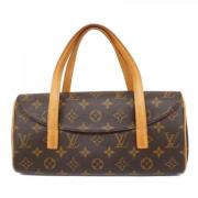 Pre-owned Fabric handbags Louis Vuitton Vintage , Brown , Dames