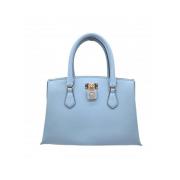 Gouden Logo Tote Tas Ruby Michael Kors , Blue , Dames