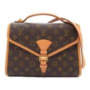 Pre-owned Canvas handbags Louis Vuitton Vintage , Brown , Dames