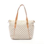 Pre-owned Canvas louis-vuitton-bags Louis Vuitton Vintage , White , Da...