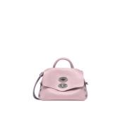 Chique Mini Crossbody Postina Tas Zanellato , Pink , Dames