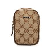 Pre-owned Canvas gucci-bags Gucci Vintage , Beige , Dames