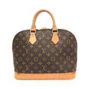 Pre-owned Fabric handbags Louis Vuitton Vintage , Brown , Dames