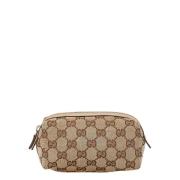 Pre-owned Canvas handbags Gucci Vintage , Beige , Dames