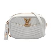 Pre-owned Leather louis-vuitton-bags Louis Vuitton Vintage , White , D...