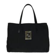 Pre-owned Canvas fendi-bags Fendi Vintage , Black , Dames