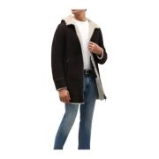 Shearling Coat Boglioli , Brown , Heren