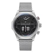 Roestvrij Stalen Quartz Herenhorloge Grijs Police , Gray , Heren