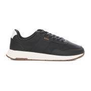 Titanium-Runn Sneakers met veters Boss , Black , Heren