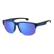 Blauwe Resin Zonnebril voor Mannen Carrera , Blue , Heren