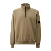 Licht Fleece Half-Zip Sweatshirt C.p. Company , Beige , Heren