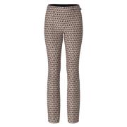 Frederica Jacquard Gebreide Bootcut Broek Marc Cain , Pink , Dames