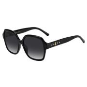 Zwarte Acetaat Dames Zonnebril Jimmy Choo , Black , Dames