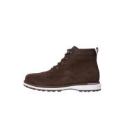 Suede Outdoor Boot Tommy Hilfiger , Brown , Heren