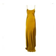 Gouden Jurk Stijl 1324Wdr005234A Victoria Beckham , Yellow , Dames