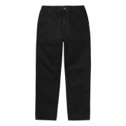 Zwarte werkbroek Single Knee Pant Carhartt Wip , Black , Heren