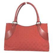 Pre-owned Canvas gucci-bags Gucci Vintage , Red , Dames