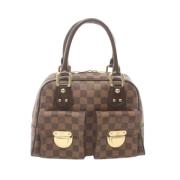 Pre-owned Canvas handbags Louis Vuitton Vintage , Brown , Dames