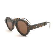 Stijlvol Zwart Leren Portemonnee Thom Browne , Brown , Unisex