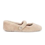 Eco-Bont Platte Schoenen in Beige Bibi Lou , Beige , Dames