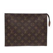 Pre-owned Canvas louis-vuitton-bags Louis Vuitton Vintage , Brown , Da...