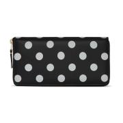 Zwarte portemonnee met polkadots Comme des Garçons , Black , Heren