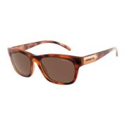 Bruine Resin Zonnebril voor Mannen Arnette , Brown , Heren