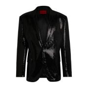 Moderne pasvorm pailletten blazer Karlo244E2J Hugo Boss , Black , Here...