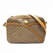 Pre-owned Canvas gucci-bags Gucci Vintage , Beige , Dames