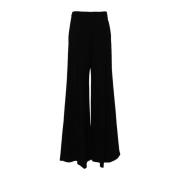 Zwarte Crepe Broek Giambattista Valli , Black , Dames