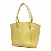 Pre-owned Fabric totes Louis Vuitton Vintage , Yellow , Dames