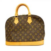 Pre-owned Fabric handbags Louis Vuitton Vintage , Brown , Dames