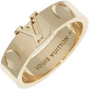 Pre-owned Metal rings Louis Vuitton Vintage , Yellow , Dames