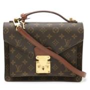 Pre-owned Canvas louis-vuitton-bags Louis Vuitton Vintage , Brown , He...